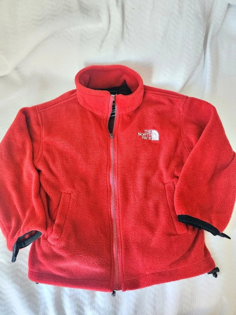 Kids The North Face Summit Series Full-Zip Fleece Jacket Red Small